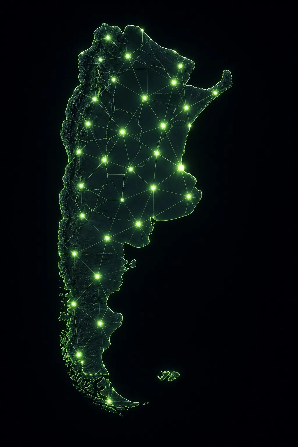 Mapa de cobertura nacional de Supernova